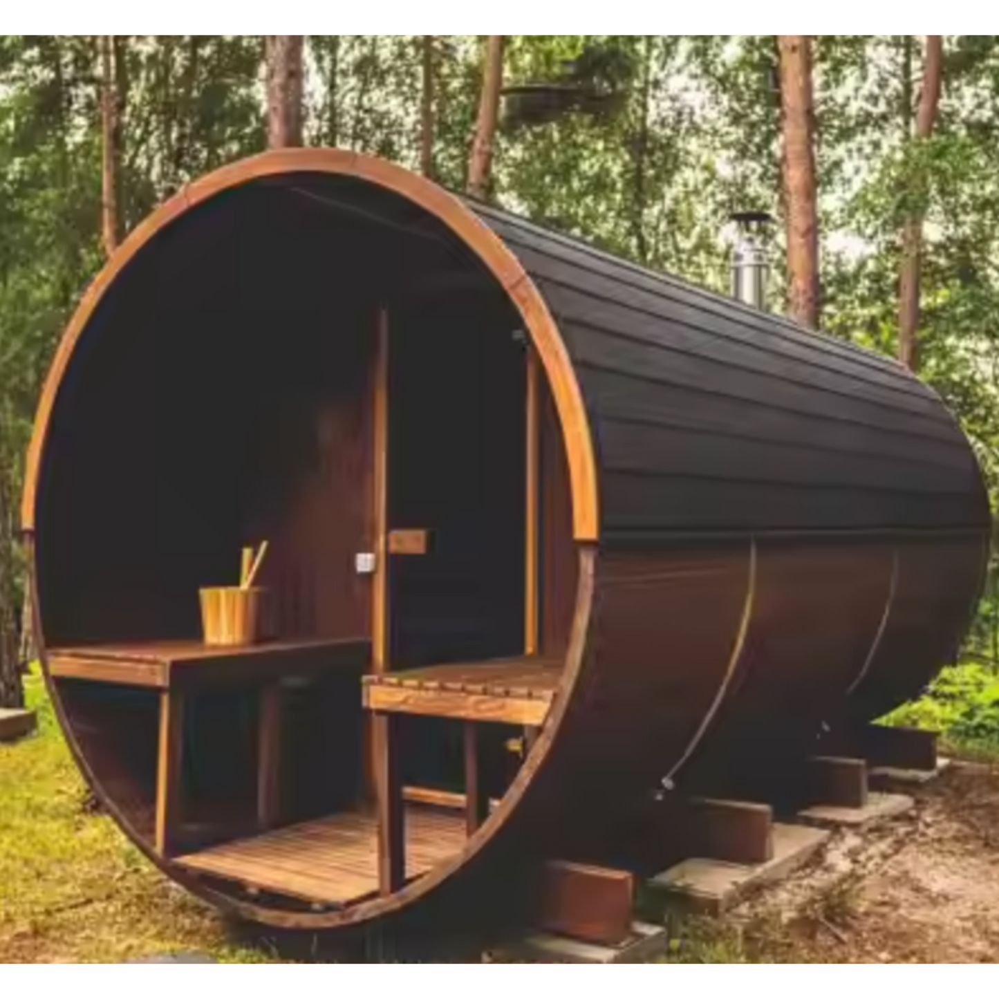 Hearthwood Vista Barrel Sauna